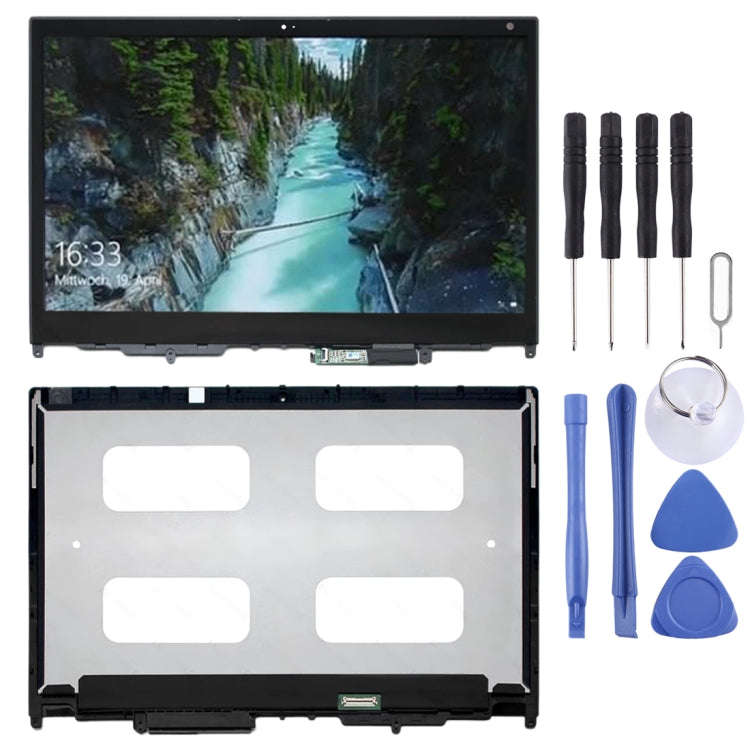 1920 x 1080 FHD OEM LCD Screen for Lenovo Yoga 370-13 LP133WF4-SPA1 Digitizer Full Assembly with ...