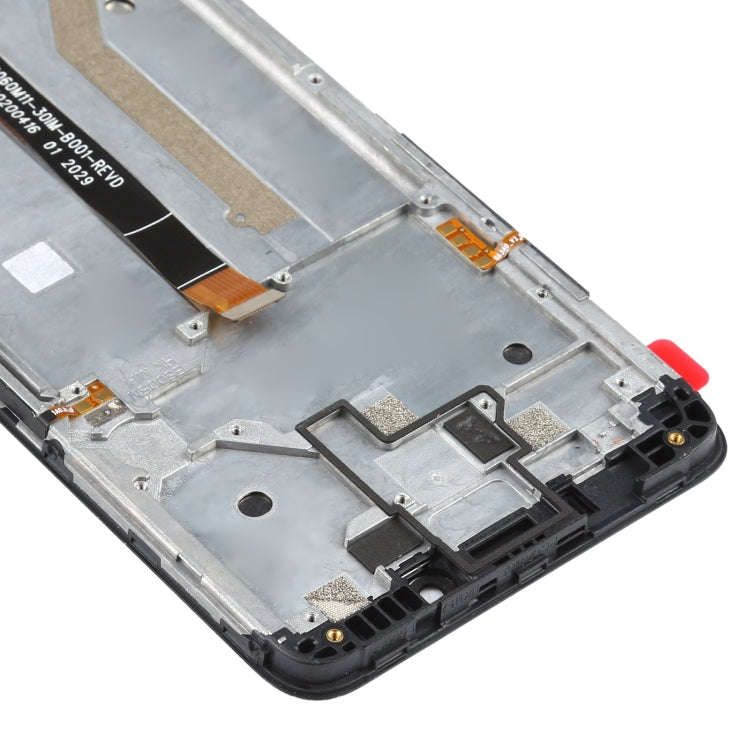 LCD Screen and Digitizer Full Assembly with Frame for Nokia C3(Black)