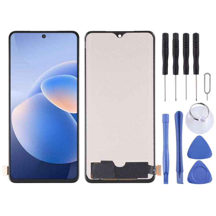 TFT Material LCD Screen and Digitizer Full Assembly for Vivo X60 / X60 (China) V2046A / X60t V208...