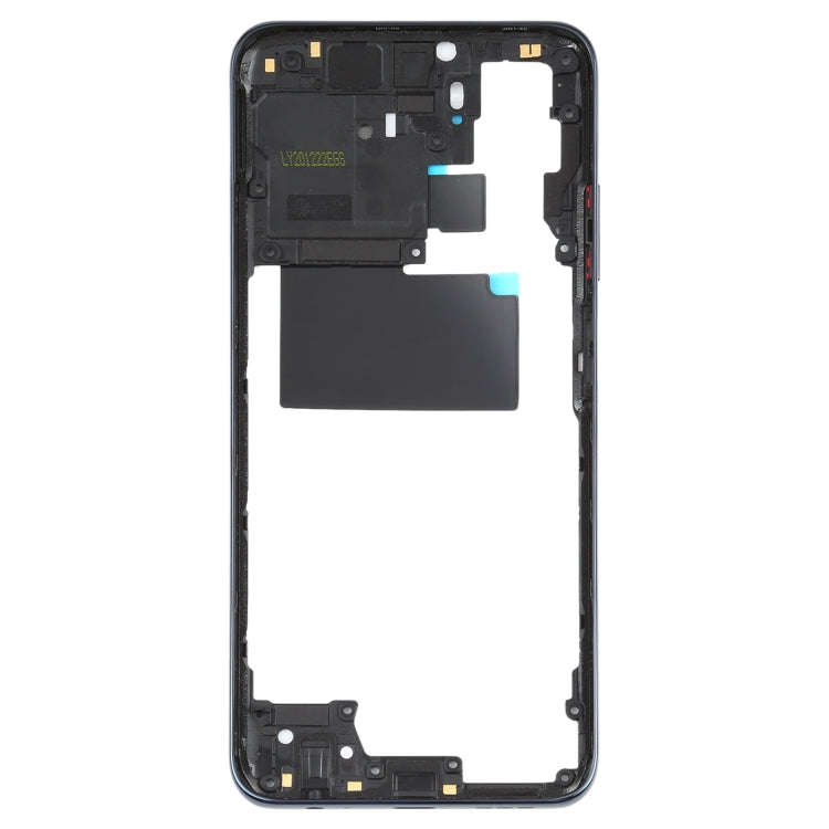 Middle Frame Bezel Plate for Xiaomi Redmi Note 10 M2101K7AI M2101K7AG(Black)