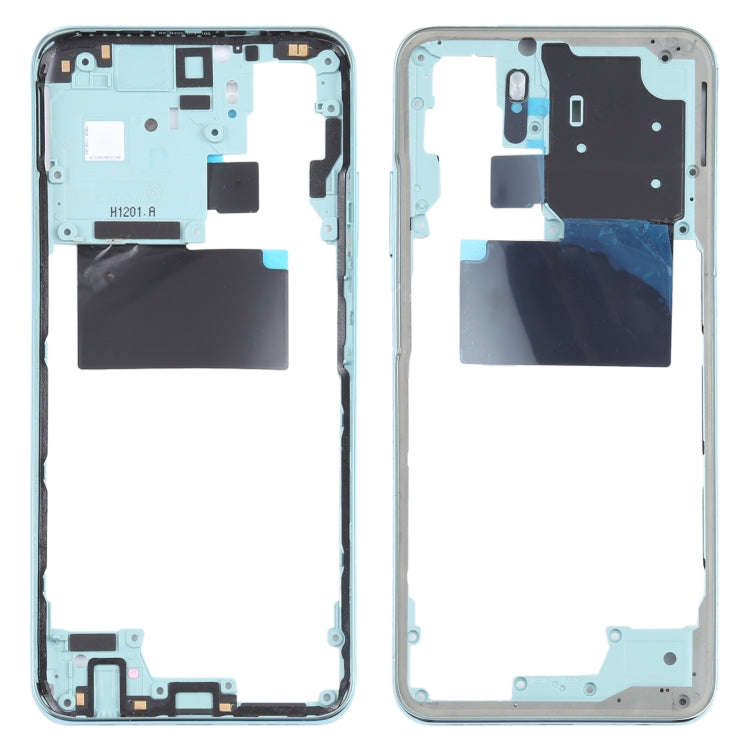 Middle Frame Bezel Plate for Xiaomi Redmi Note 10 M2101K7AI M2101K7AG(Green)