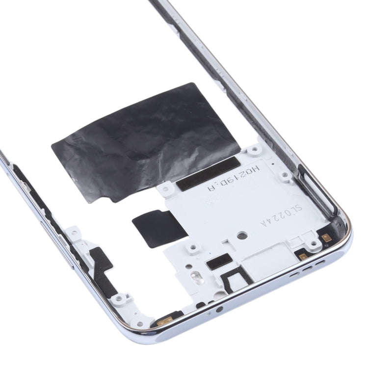 Middle Frame Bezel Plate for Xiaomi Redmi Note 10 M2101K7AI M2101K7AG(White)