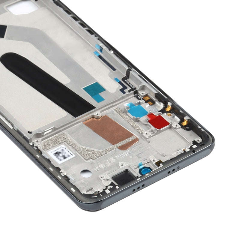 Original Front Housing LCD Frame Bezel Plate for Xiaomi Poco F3 M2012K11AG (Black)