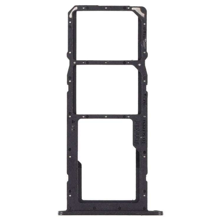 SIM Card Tray + SIM Card Tray + Micro SD Card Tray for Huawei Enjoy 20 SE 4G(Black)