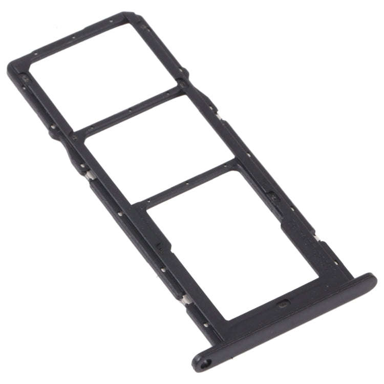 SIM Card Tray + SIM Card Tray + Micro SD Card Tray for Huawei Enjoy 20 SE 4G(Black)