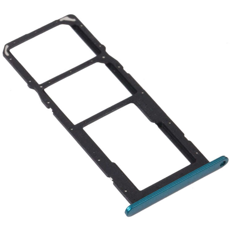 SIM Card Tray + SIM Card Tray + Micro SD Card Tray for Huawei Enjoy 20 SE 4G(Green)