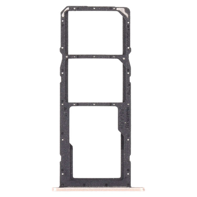 SIM Card Tray + SIM Card Tray + Micro SD Card Tray for Huawei Enjoy 20 SE 4G(Gold)