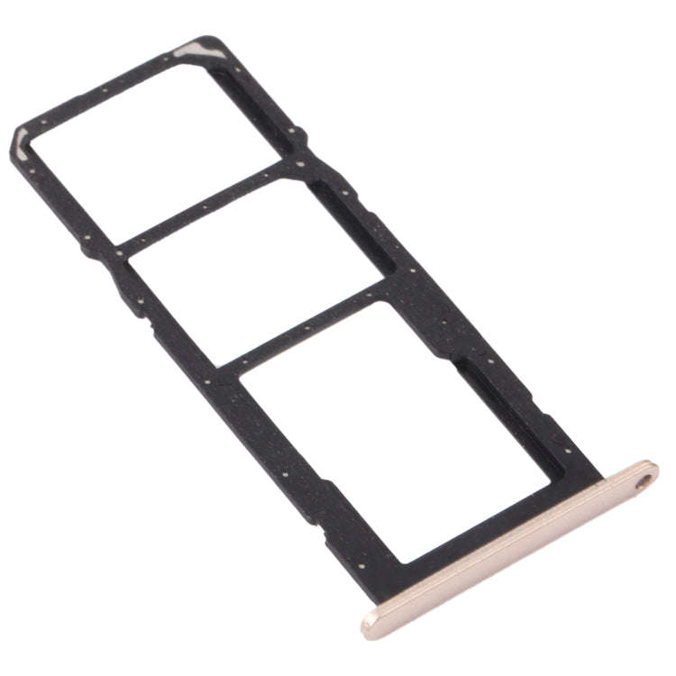 SIM Card Tray + SIM Card Tray + Micro SD Card Tray for Huawei Enjoy 20 SE 4G(Gold)