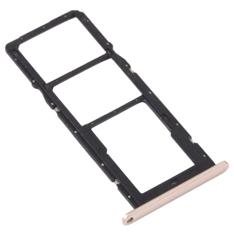 SIM Card Tray + SIM Card Tray + Micro SD Card Tray for Huawei Enjoy 20 SE 4G(Gold)