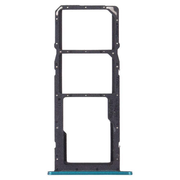 SIM Card Tray + SIM Card Tray + Micro SD Card Tray for Huawei Y7a (Green)