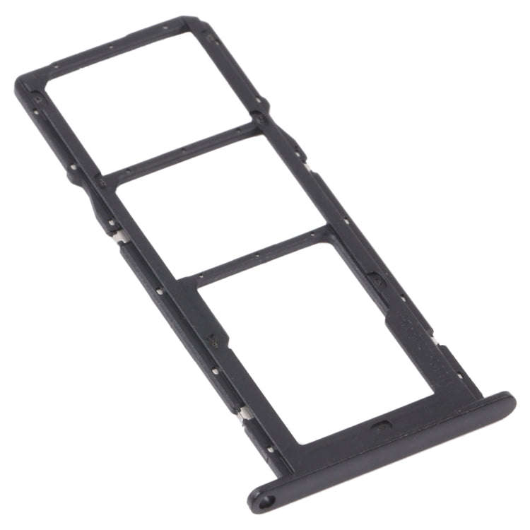 SIM Card Tray + SIM Card Tray + Micro SD Card Tray for Huawei P Smart 2021 (Black)