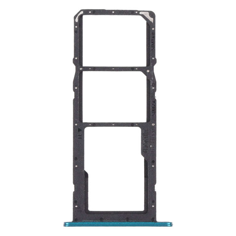 SIM Card Tray + SIM Card Tray + Micro SD Card Tray for Huawei P Smart 2021 (Green)