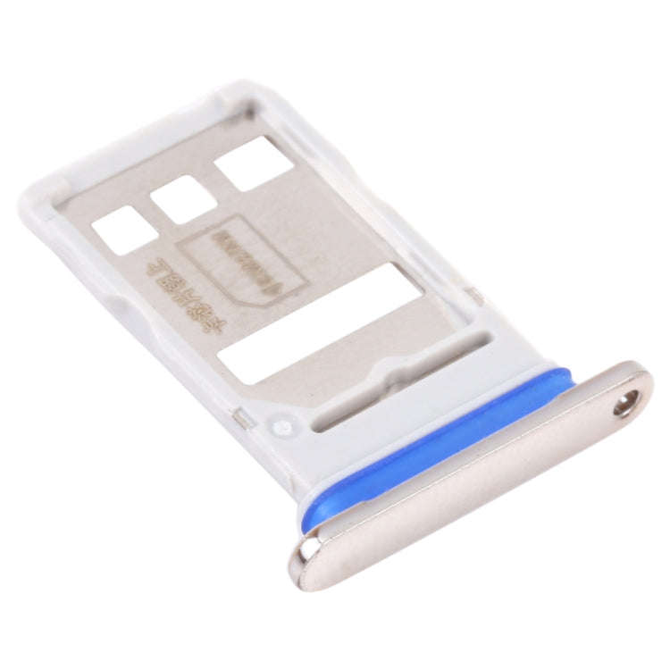 SIM Card Tray + NM Card Tray for Huawei Enjoy 20 Plus 5G (Silver)
