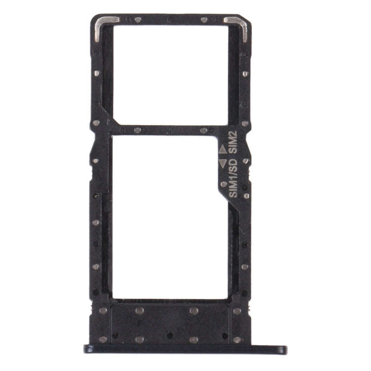 SIM Card Tray + SIM Card Tray / Micro SD Card Tray for Huawei Maimang 9 (Black)