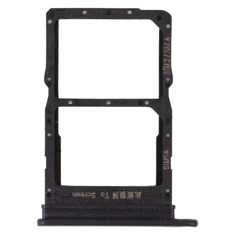 SIM Card Tray + SIM Card Tray / NMicro Card Tray for Honor X10 Max 5G (Black)