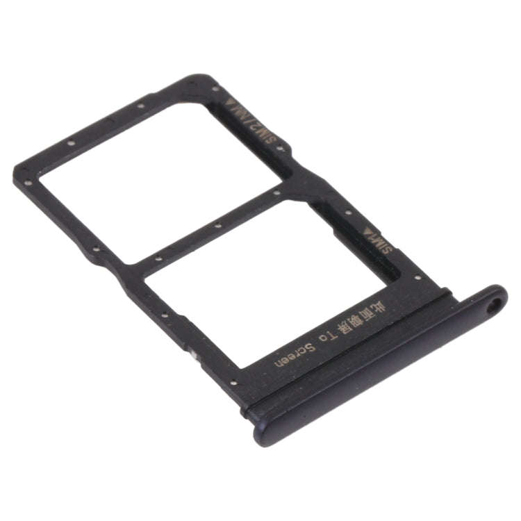 SIM Card Tray + SIM Card Tray / NMicro Card Tray for Honor X10 Max 5G (Black)