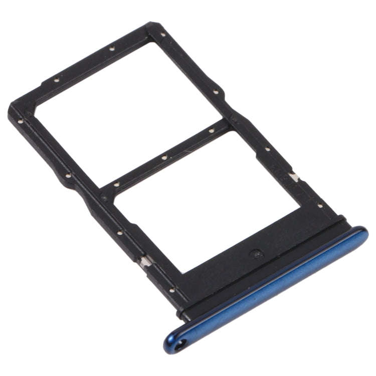 SIM Card Tray + SIM Card Tray / NMicro Card Tray for Honor X10 Max 5G (Blue)