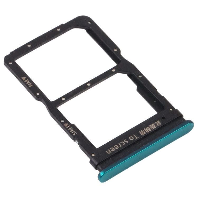 SIM Card Tray + NM Card Tray for Huawei Enjoy 20 Pro (Green)