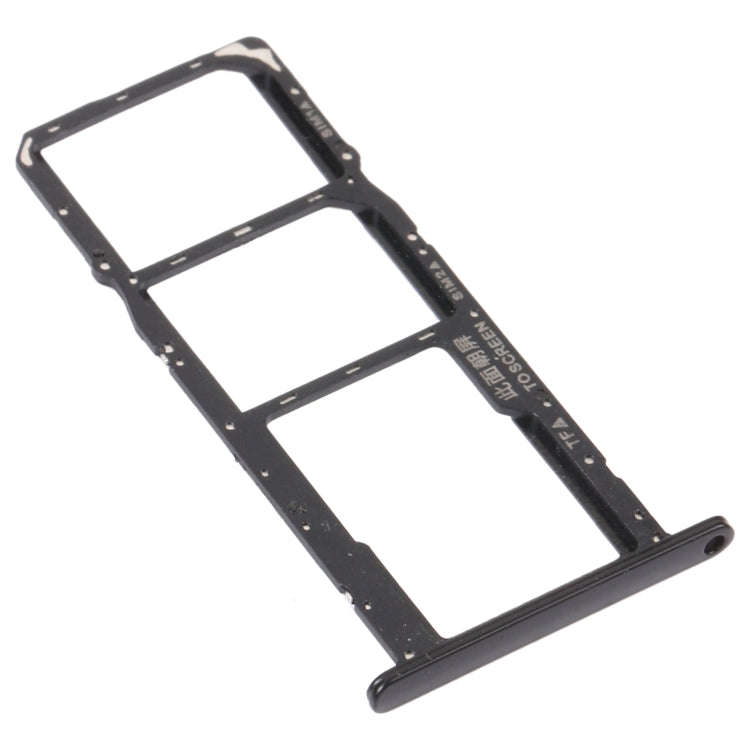 SIM Card Tray + SIM Card Tray + Micro SD Card Tray for Honor 8S 2020 (Black)