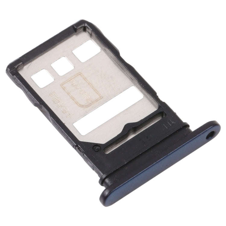SIM Card Tray + SIM Card Tray / NM Card Tray for Honor X10 5G (Blue)