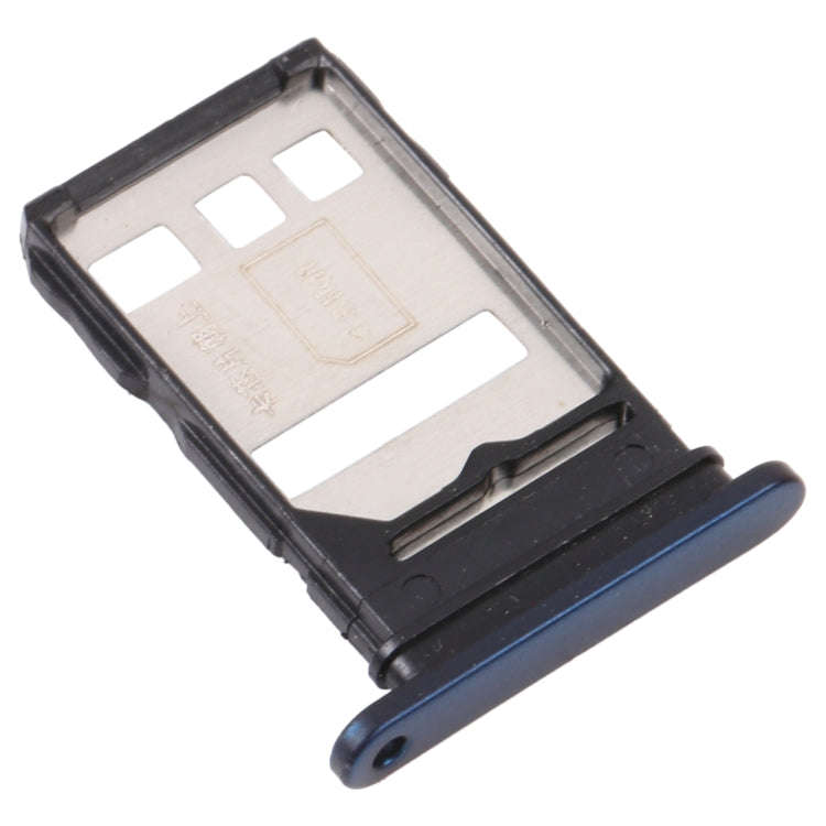 SIM Card Tray + SIM Card Tray / NM Card Tray for Honor X10 5G (Blue)