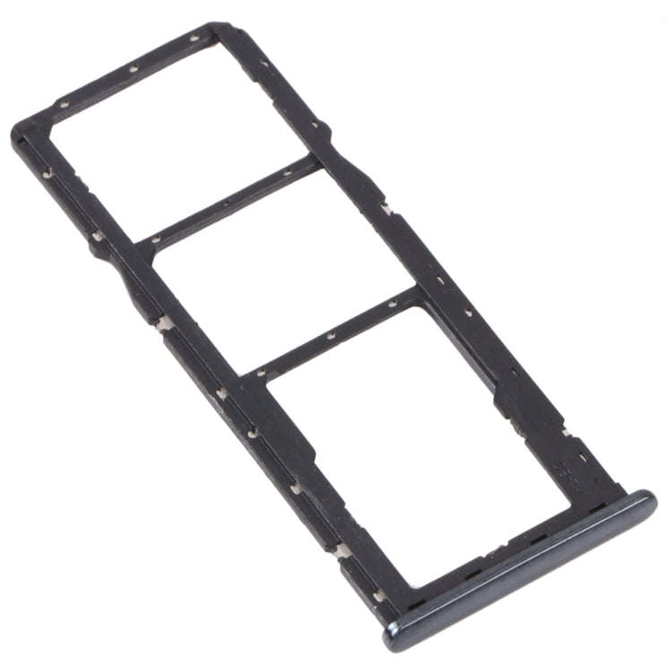 SIM Card Tray + SIM Card Tray + Micro SD Card Tray for Huawei Y5p (Black)
