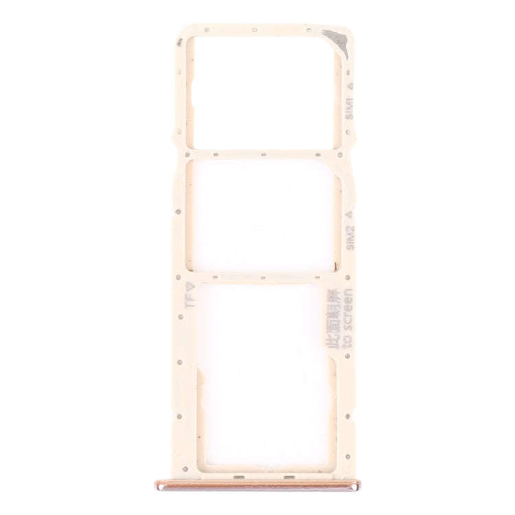 SIM Card Tray + SIM Card Tray + Micro SD Card Tray for Huawei Y5p (Gold)