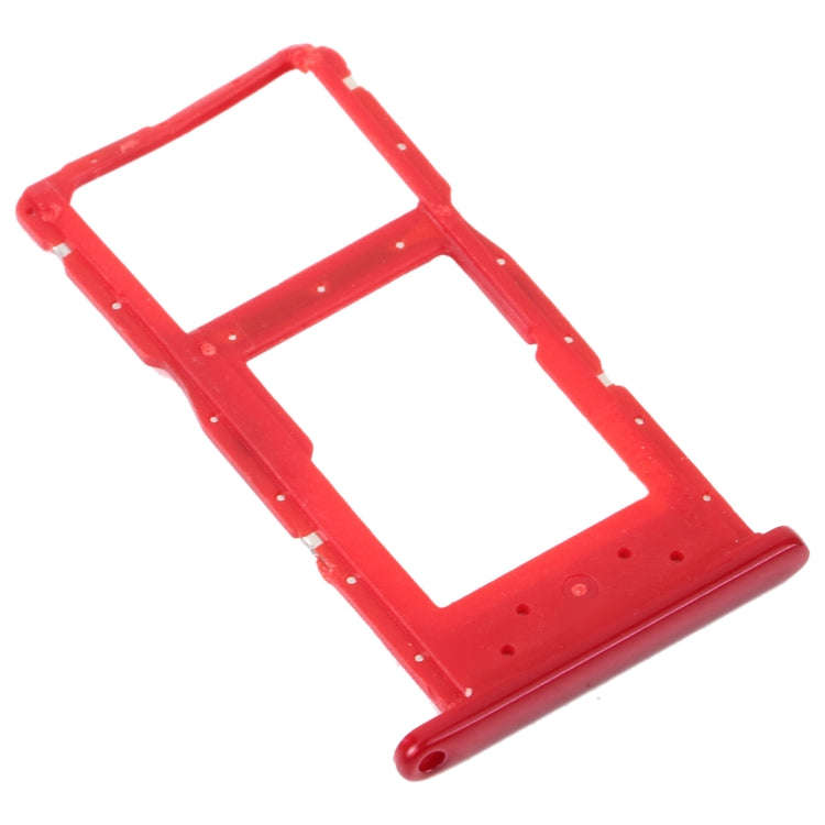 SIM Card Tray + SIM Card Tray / Micro SD Card Tray for Honor 9S (Red)