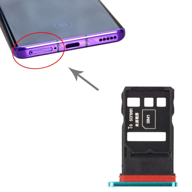 SIM Card Tray + SIM Card Tray for Honor 30 Pro (Green)