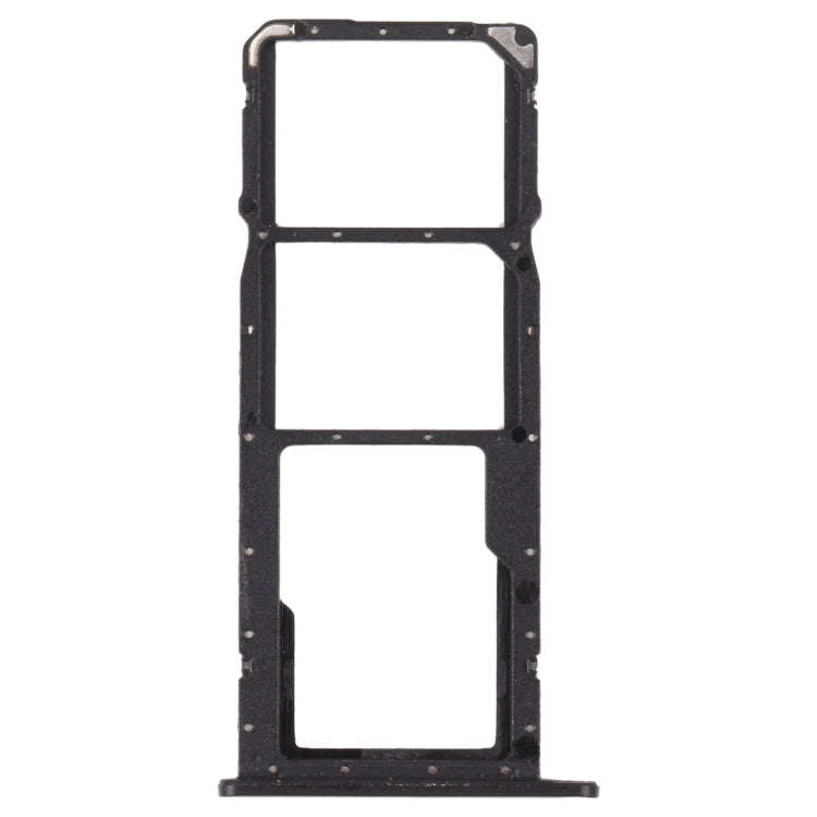 SIM Card Tray + SIM Card Tray + Micro SD Card Tray for Honor 8A 2020 (Black)