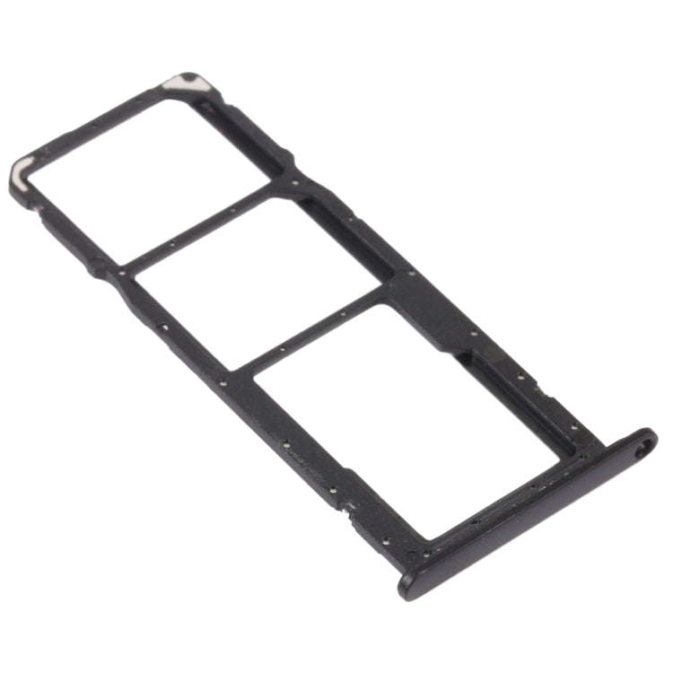 SIM Card Tray + SIM Card Tray + Micro SD Card Tray for Honor 8A 2020 (Black)