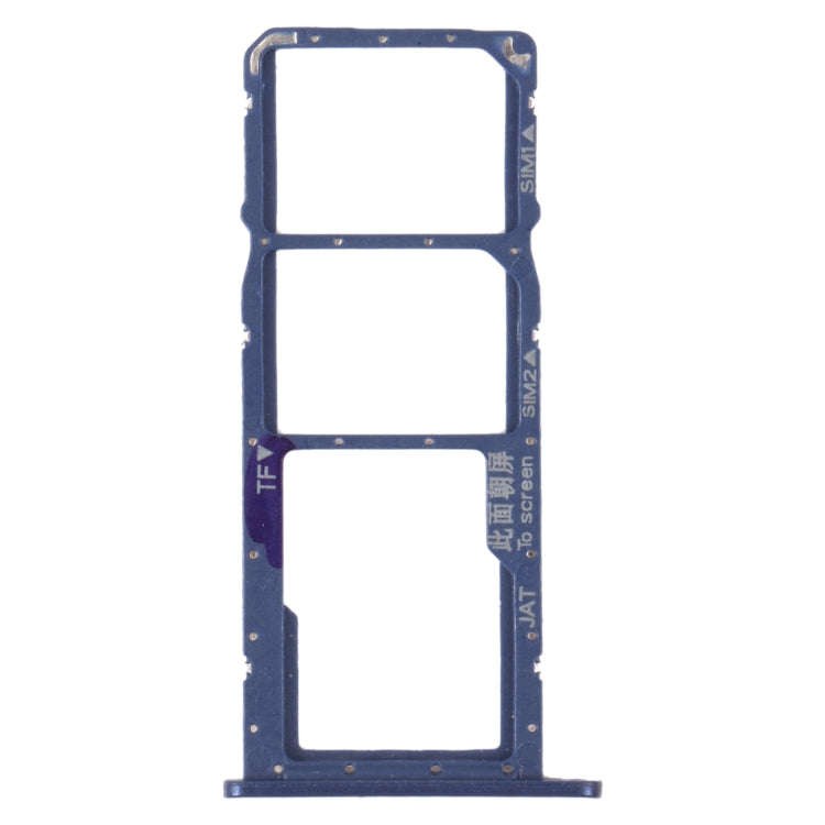 SIM Card Tray + SIM Card Tray + Micro SD Card Tray for Honor 8A 2020 (Purple)