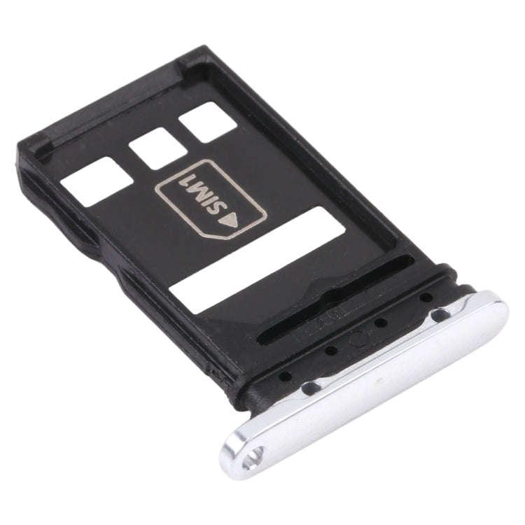 SIM Card Tray + NM Card Tray for Huawei P40 Pro+ (Silver)