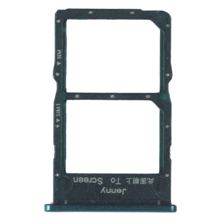 SIM Card Tray + NM Card Tray for Huawei Nova 7i (Green)