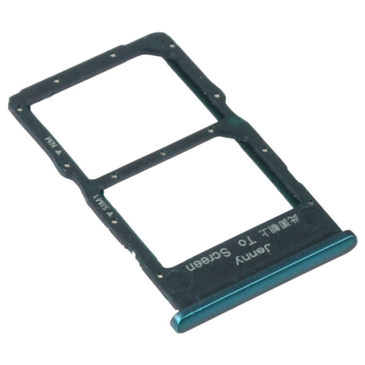 SIM Card Tray + NM Card Tray for Huawei Nova 7i (Green)