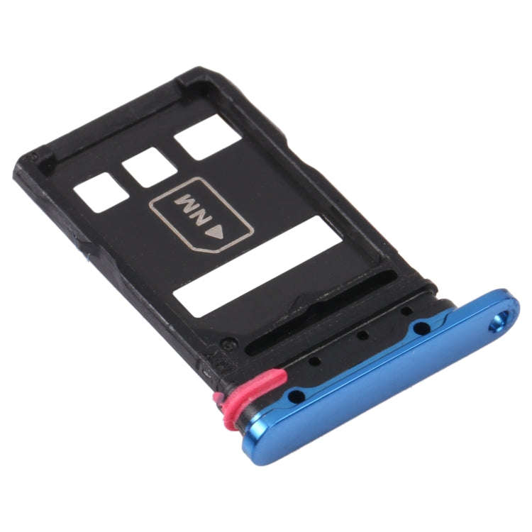 SIM Card Tray + NM Card Tray for Huawei P40 Pro (Blue)