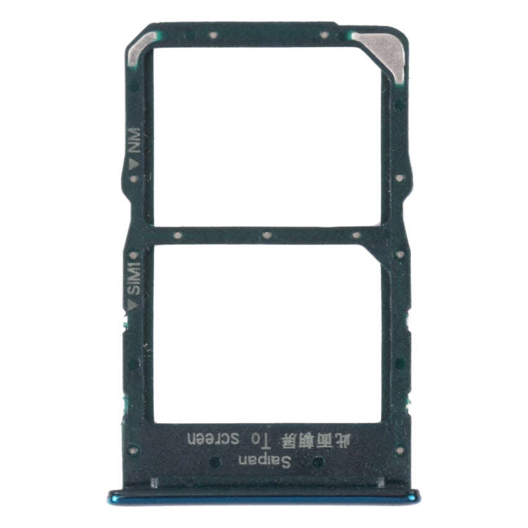 SIM Card Tray + NM Card Tray for Huawei Mate 30 Lite (Green)