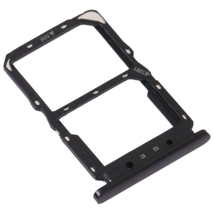 SIM Card Tray + NM Card Tray for Huawei Nova 5 Pro (Black)