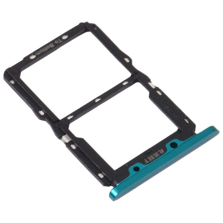 SIM Card Tray + NM Card Tray for Huawei Nova 5 Pro (Green)