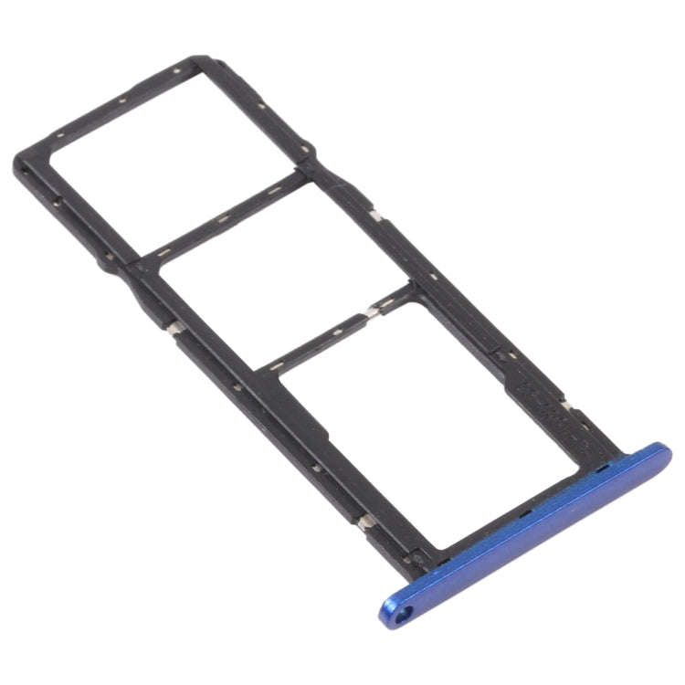 SIM Card Tray + SIM Card Tray + Micro SD Card Tray for Honor 8S (Blue)