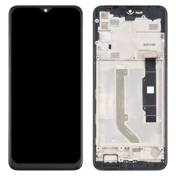 TFT LCD Screen for TCL 20 SE T761H Digitizer Full Assembly with Frame (Black)