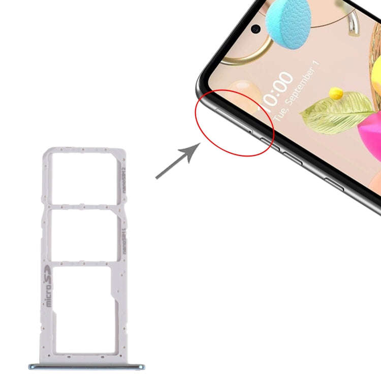 SIM Card Tray + SIM Card Tray + Micro SD Card Tray for LG K42 / K52 (Brazil) LMK420 LMK420H LMK42...