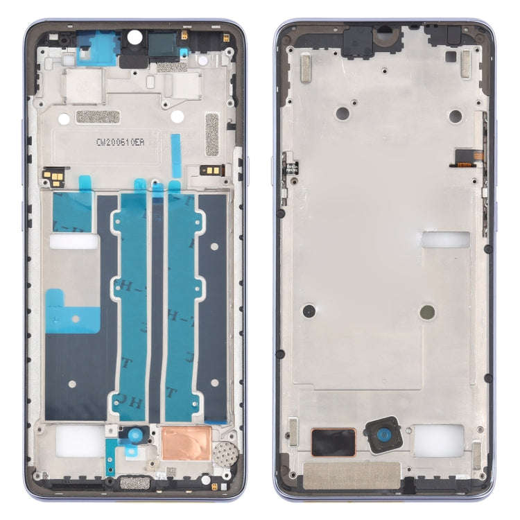 Front Housing LCD Frame Bezel Plate for TCL 10 Plus T782H(Purple)
