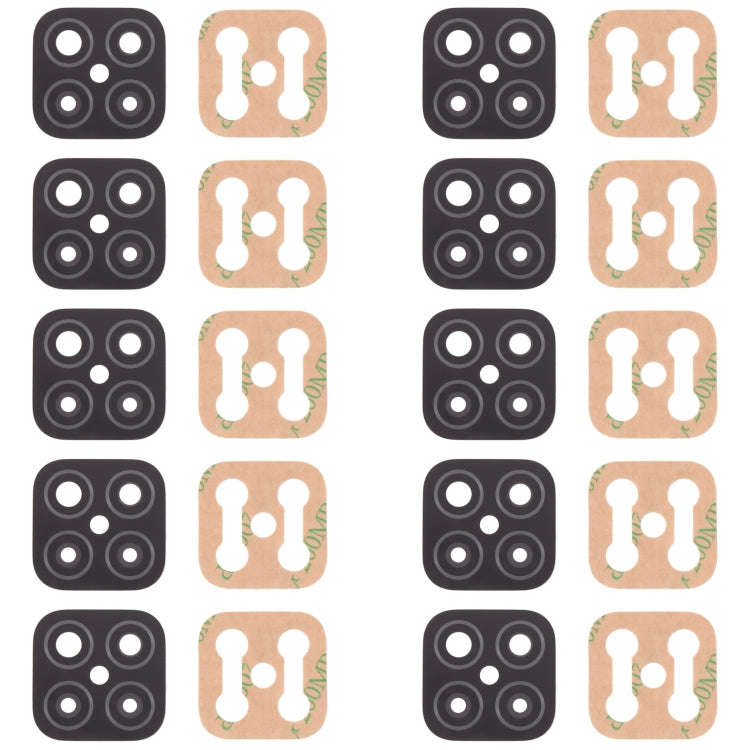 For Huawei Nova 8 SE  10pcs Back Camera Lens (Black)