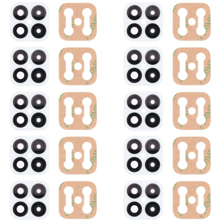For Huawei Nova 8 SE  10pcs Back Camera Lens (White)