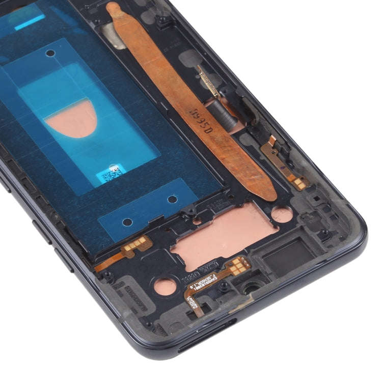 Original LCD Screen for LG G8X ThinQ LMG850EMW LM-G850 Digitizer Full Assembly with Frame (Black)