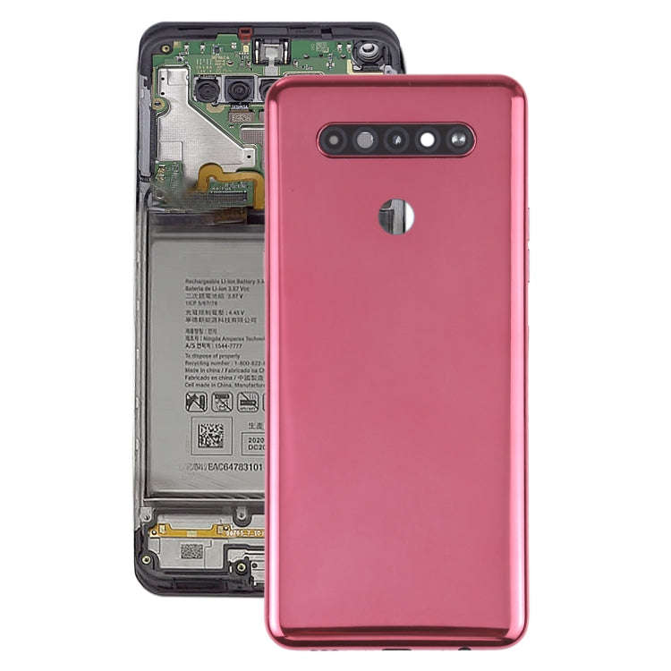 Back Battery Cover for LG K51s LMK510EMW LM-K510 LM-K510EMW(Red)