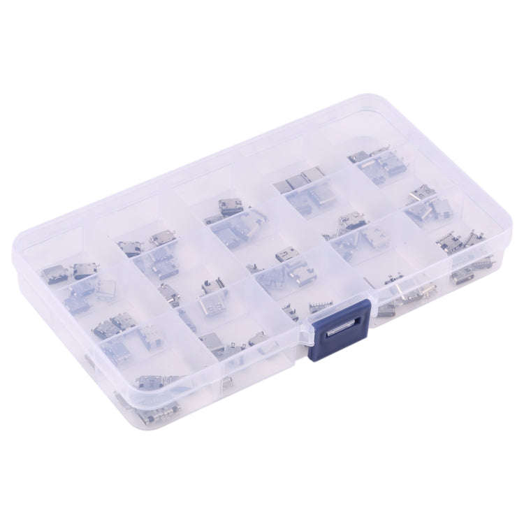75 PCS/Set USB Type C Charging Port Connector 6Pin / 12Pin / 16Pin / 14Pin / 24Pin for Huawei / S...