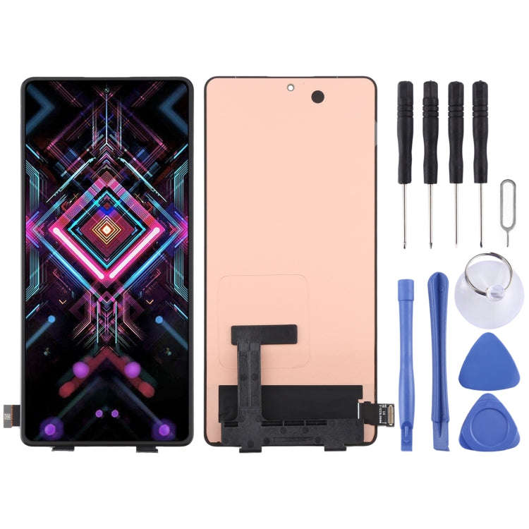 OLED Material LCD Screen and Digitizer Full Assembly for Xiaomi Redmi K40 Gaming / Poco F3 GT / B...