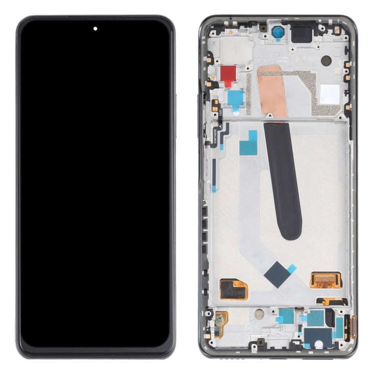 AMOLED Material Original LCD Screen and Digitizer Full Assembly With Frame for Xiaomi Redmi K40 /...